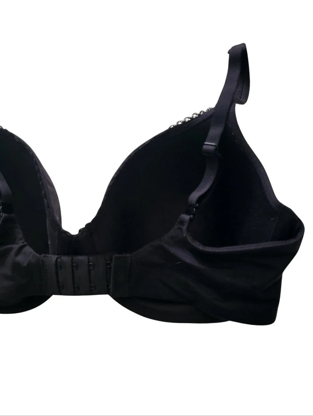 VICTORIA'S SECRET "Body By Victoria" 34DD Black Lined Perfect Coverage Bra - Picture 5 of 9